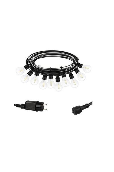 ISO TRADE String light, LED, 220-240V, IP44, 6 cm, 4.65 m