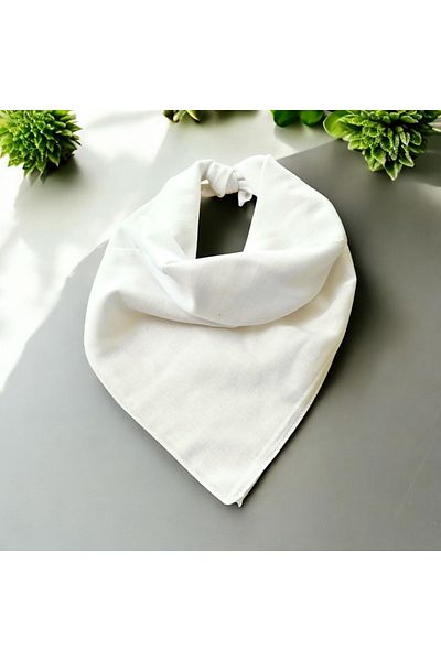 ALS Tasarım Dünyası Red Color Plain Multi-Purpose Bandana 100% Cotton