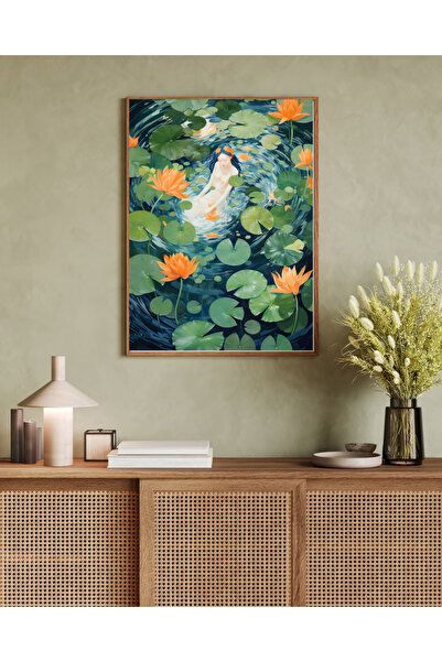 woodhomeworks Tek Parça Salon Ofis Dekor Tablo Ttk