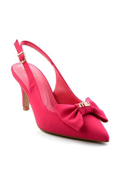 Bambi Pantofi clasici cu toc de damă fucsia K01231431204