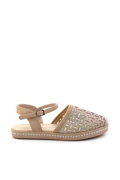 Bambi Beige Women's Espadrille K01117090902