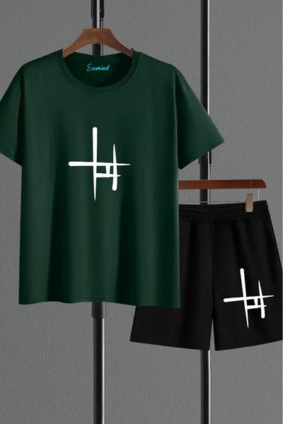 artı4 Plus Printed Unisex Shorts T-Shirt Set