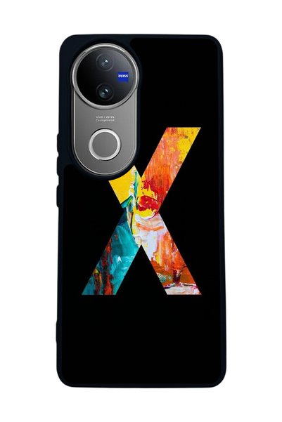 BGAKSESUAR Vivo V50 5g Compatible Matte Black Case – Soft Silicone, Protectiv...