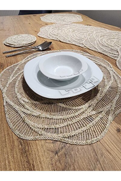 YALINSHOME طقم أمريكي فاخر 12 قطعة 6 سوبلا 6 مسند أكواب ذهبي فضي بيج (قهوة بالحليب)