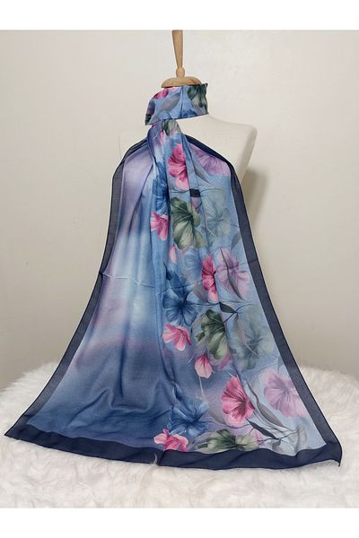 istanbul prensesleri Patterned Soft Cotton Shawl Flower Model