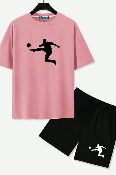 artı4 Football Player Printed Unisex Shorts T-Shirt Set