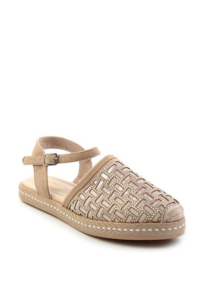 Bambi Beige Women's Espadrille K01117090902
