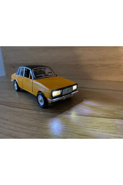 liss çarşı Classic Anadol 1973 Legend Collection Metal Car 12cm with Sound and Light