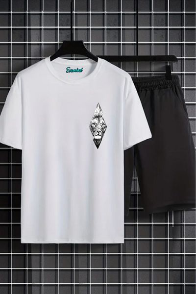 SevMode Σετ μπλουζάκι Unisex με στάμπα Lion
