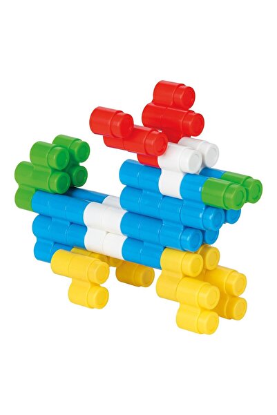 PİLSAN 03 604 Rocket Bloklar 64 Parça -Pilsan Oyuncak