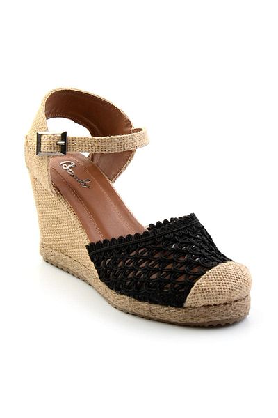 Bambi Black Women's Espadrille K01874414028