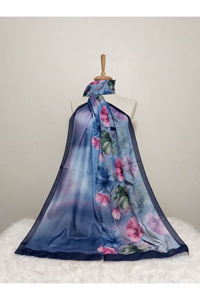 istanbul prensesleri Patterned Soft Cotton Shawl Flower Model