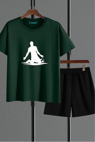 artı4 Football Player Printed Unisex Shorts T-Shirt Set