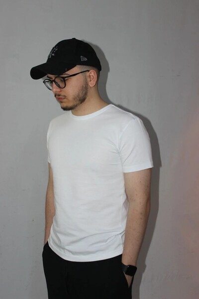 BEHLIVE Unisex Λευκό μπλουζάκι