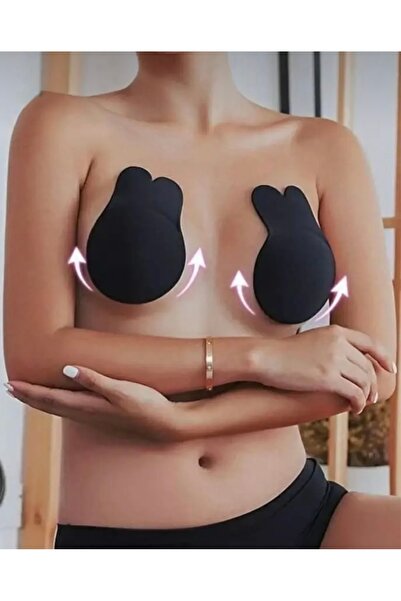 YOYYO Αυτοκόλλητο μαξιλαράκι για την κάλυψη των θηλών, μαύρο