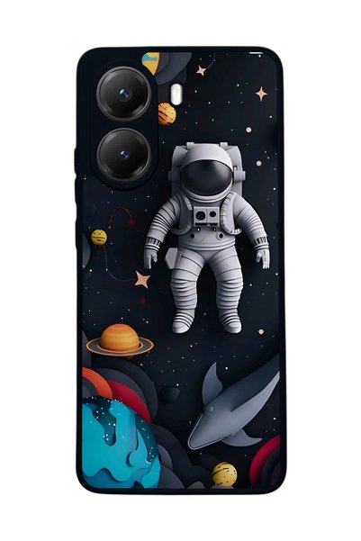BGAKSESUAR حافظة Xiaomi Poco X7 Pro متوافقة مع اللون الأسود غير اللامع - سيلي...