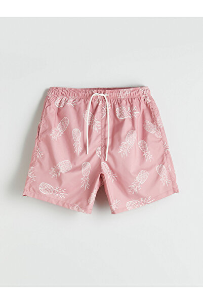 LC Waikiki LCW Short Length Patterned Men's Swim Shorts