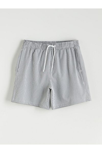LC Waikiki Lcw Short Size Striped Men's Swim Shorts Fast Fashion