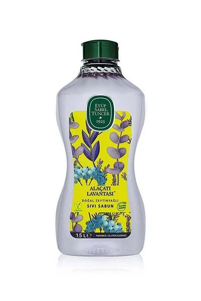 Eyüp Sabri Tuncer Liquid Soap with Natural Olive Oil Alaçatı Lavender 1.5 Liter