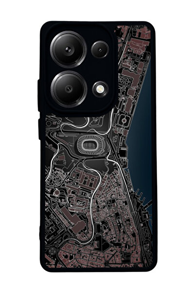 BGAKSESUAR Xiaomi Redmi Note 13 Pro 4G Uyumlu Mat Siyah Kılıf – Yumuşak Silik...