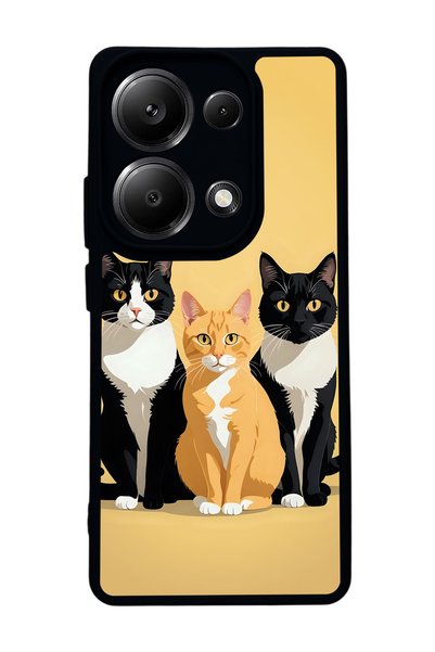 BGAKSESUAR Xiaomi Redmi Note 13 Pro 4g Compatible Matte Black Case – Soft Sil...