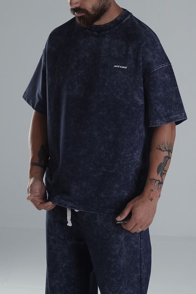 COCOPELLI Washable Navy Blue Oversize Suit