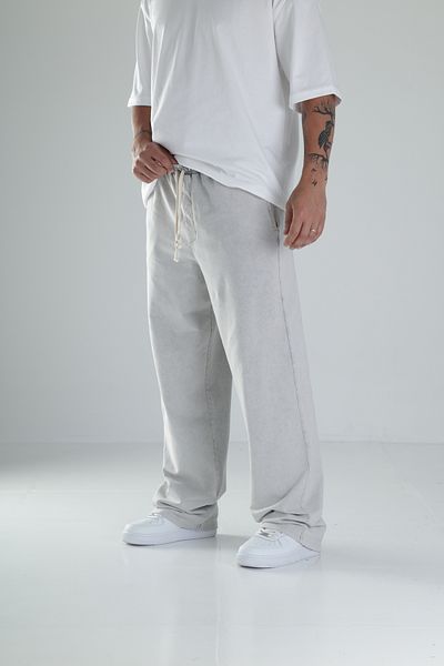 COCOPELLI Βαμμένη γκρι φόρμα oversize