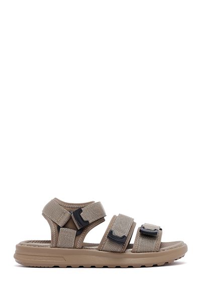 Derimod Men's Beige Fabric Sandals 25Sfd696114
