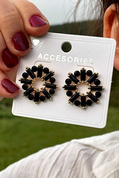 TAKIPORT أقراط نسائية من حجر الزركون