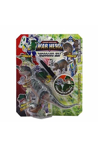 AC BOX Warrior Dinosaur Transforming into Robot T-Rex