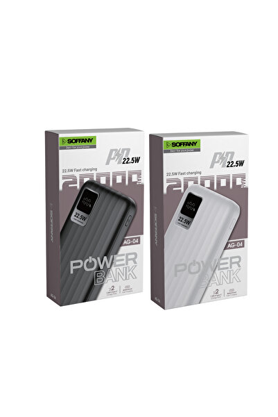 Soffany AG-04 20.000 mAh Powerbank Siyah