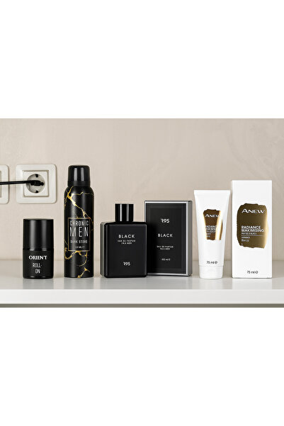 Rebul Black R-95 EDP 4lü Erkek Parfüm Seti