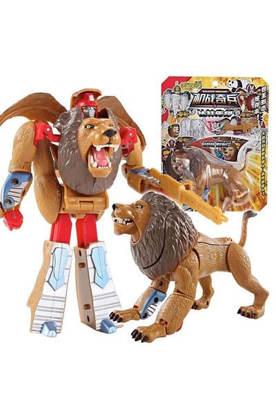 LiderGlobal Lion Toy Transforming into Robot