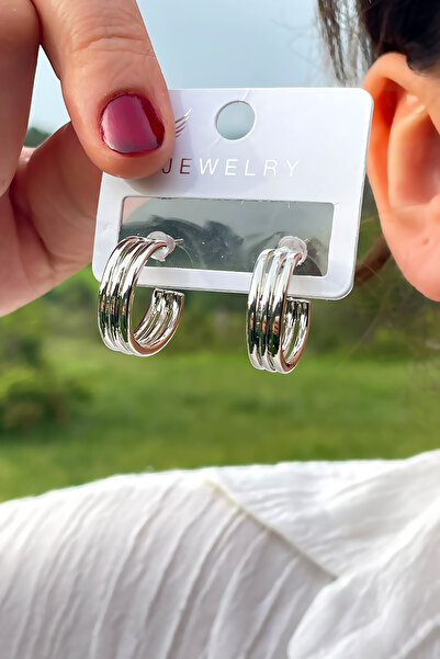 TAKIPORT حلق نسائي ثلاثي الخاتم