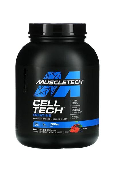 MUSCLETECH CellTech Creatine Formula, Fruit Punch, 6 lbs (2.72 kg)