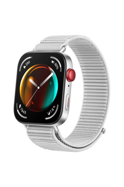 İncisoft Huawei Watch Fit 4 / Fit 4 Pro / Fit 3 Uyumlu Hasır Örgü Dokuma Cırt...