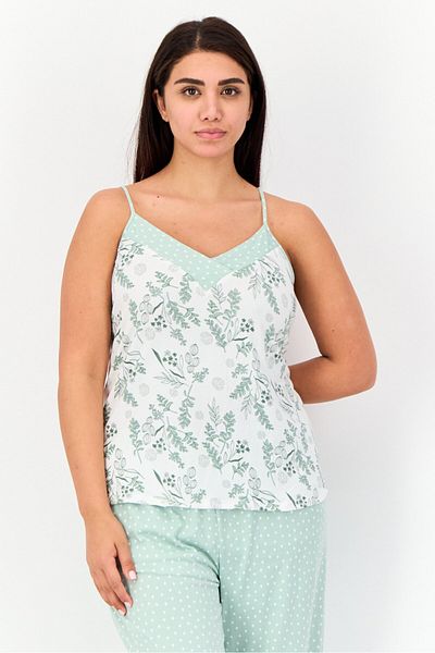 Flora Women 3 Pieces Floral Print Sleepwear Set, Multicolor