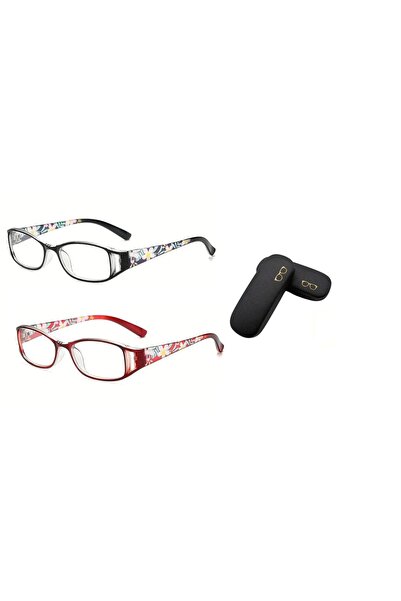 VİEW Women's 2-Piece Reading Glasses Set,1.5 Diopter Full Rim Polycarbonate R...