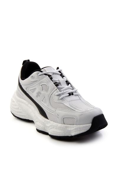 Bambi Λευκό Μαύρο Γυναικείο Sneaker K01027032922