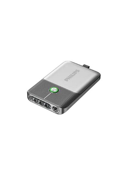 Generic Philips 350 Lumens ABS Multi-Functional Rechargeable Pocket Flashlight Grey and Black SFL3403/56