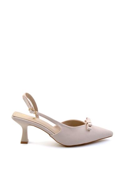 Bambi Matte Nude Women's Classic Heeled Shoes K01074025238