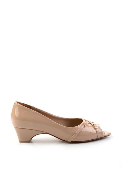Bambi Beige Women's Classic Heeled Shoes K01213242408