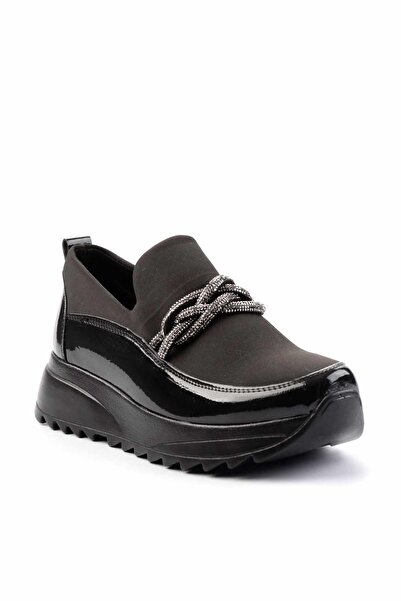 Bambi Μαύρα γυναικεία παπούτσια casual K01220051808