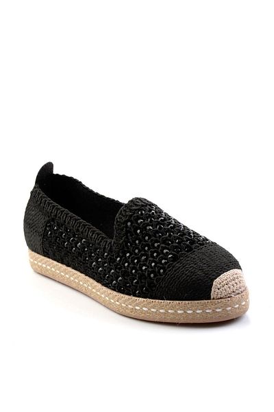 Bambi Black Women's Espadrille K01117090416