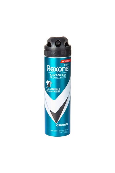 Rexona Men Antiperspirant Deodorant Spray Antibacterial + Invisible 150 ml