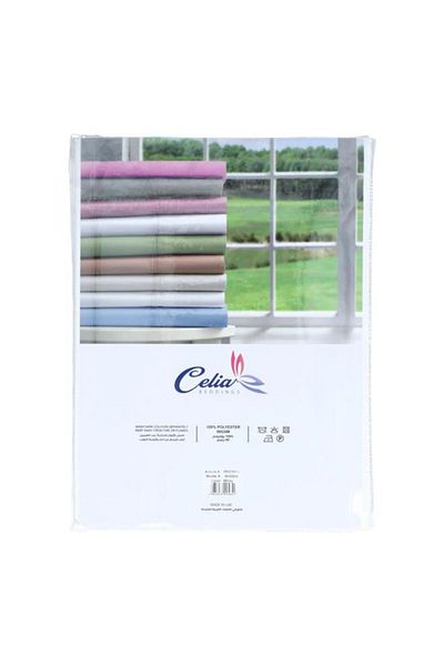 Generic Celia 4-Piece Superior Quality Elegant Bedsheet Set White Queen NH2209