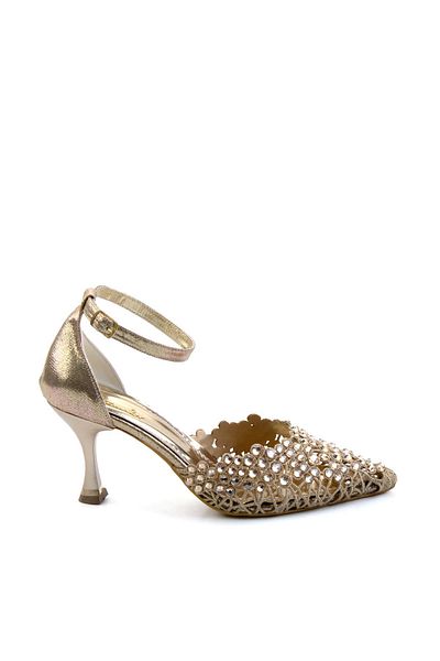 Bambi Gold Women's Evening Dress Shoes K01823121878