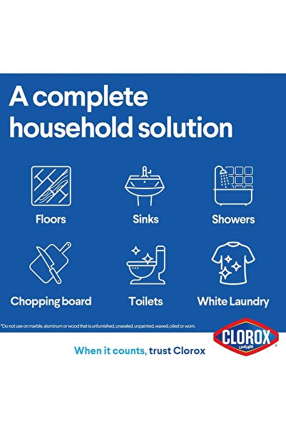 Clorox Liquid Bleach Floral Scent 3.78 Powerful Disinfectant & Whitening Agent With Fresh Floral Fragrance