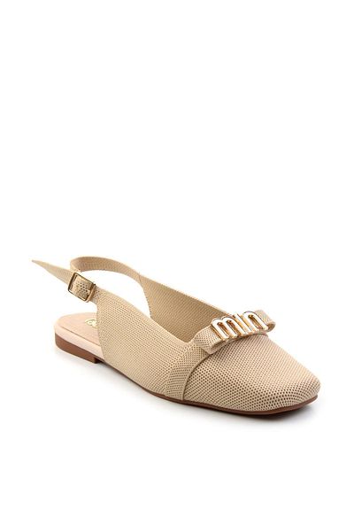 Bambi Beige Women's Ballerina Ballerina K01327020582