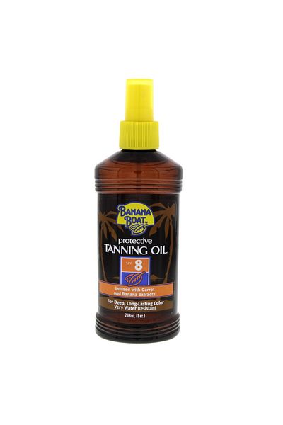 Banana Boat Protective Tanning Oil Spf 8 – 236ml | Deep Glow Uv Protection
